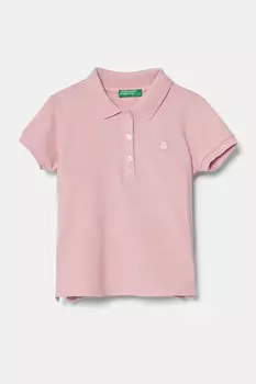 Детское поло United Colors Of Benetton, розовый