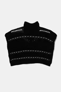 Детское пончо United Colors of Benetton, черный