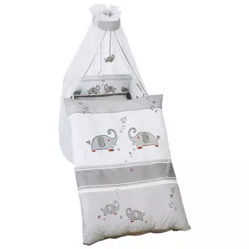 Детское Постельное белье близнецы джамбо близнецы серое Roba, серый