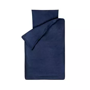 Детское Постельное белье бо однотонный деним 100х135 Bink, синий