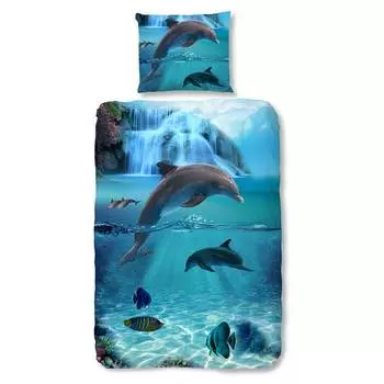 Детское постельное белье будет Good Morning, синий