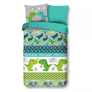 Детское постельное белье динозавра Good Morning, серый