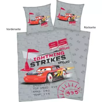 Детское постельное белье Disney "Тачки Диснея" с великолепным мотивом МакКуина, цвет bunt