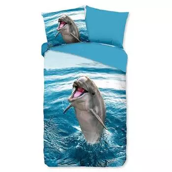 Детское постельное белье джамп Good Morning, синий