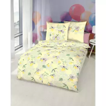 Детское постельное белье Kaeppel «Коалы», приятно теплое, желтый