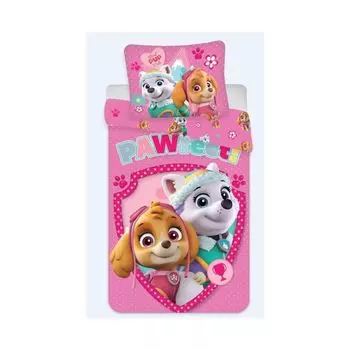 Детское постельное белье PAW Patrol 140х200 с мотивом "Powtect!", 100% хлопок BrandMac