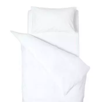 Детское постельное белье плотностью 400 нитей. Homescapes, белый