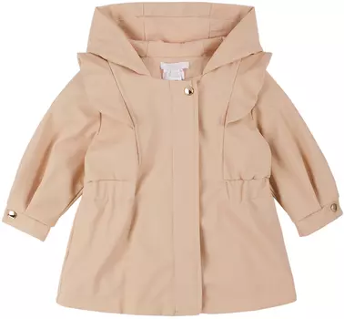 Детское розовое дождевик с капюшоном Chlo