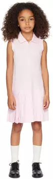 Детское розовое плиссированное платье Thom Browne
