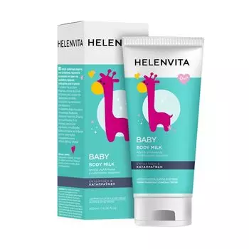 Детское увлажняющее и успокаивающее молочко для тела Helenvita, 200 мл