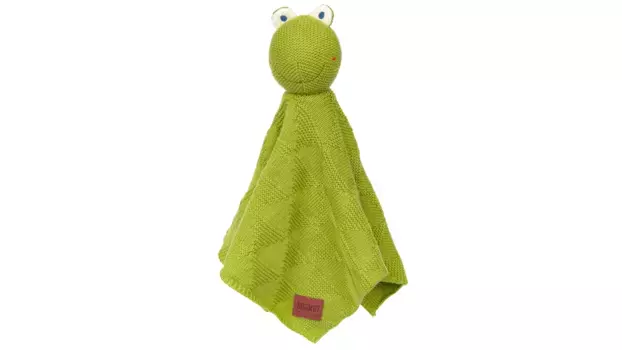 Детское вязаное одеяло-лягушка Sigikid