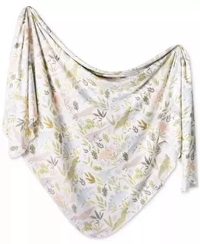 Детское вязаное пеленальное одеяло Copper Pearl, зеленый