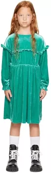 Детское зеленое платье с оборками The Campamento