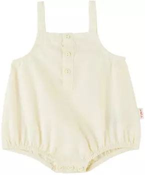 Детское желтое однотонное боди TINYCOTTONS