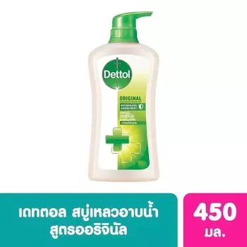Dettol Гель для душа антибактериальный оригинальный 450 г, Green