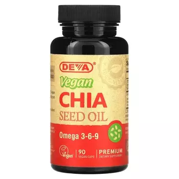 Deva Масло из семян чиа 90 капсул на растительной основе