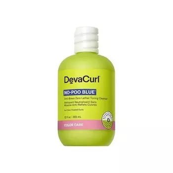 DevaCurl No-Poo Blue, очищающее тонизирующее средство без пены и с суперфруктами, 12 жидких унций