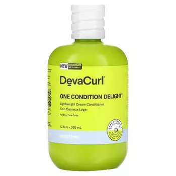 DevaCurl, One Condition Delight, легкий крем-кондиционер, для сухих, тонких локонов, 355 мл (12 жидк. Унций)