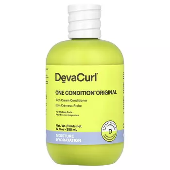 DevaCurl, One Condition Original, крем-кондиционер с насыщенным вкусом, для средних локонов, 355 мл (12 жидк. Унций)