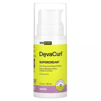 DevaCurl, Supercream, насыщенный оттенок для определения с кокосом, 150 мл (5,1 жидк. Унции)