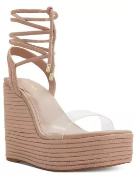 Devonteriel Женские туфли на танкетке до щиколотки на танкетке Aldo, цвет Nude