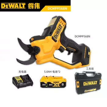 Секатор Dewalt DCMPP568N + два аккумулятора 5.0Ah, зарядное устройство, кейс