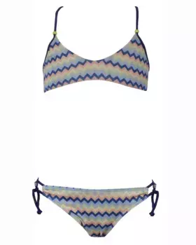 Девичье бикини Лена с принтом зигзаг Red Point, многоцветный