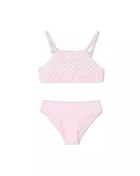 Девичье бикини в розовом микропринте Marc Jacobs, цвет Rosa