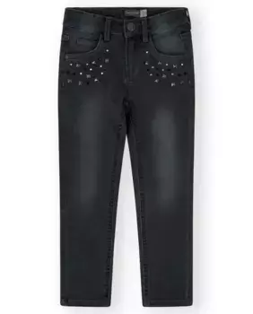 Девичьи серые джинсы с карманами Canada House