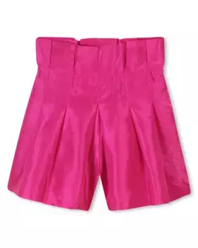 Девичьи шорты в однотонном розовом цвете Karl Lagerfeld Kids, цвет Rosa