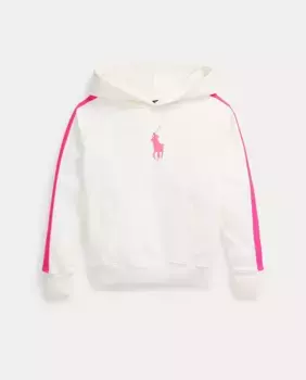 Девичья толстовка с культовым Big Pony Polo Ralph Lauren, белый