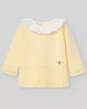 Девичий дублет с рюшами Bico PAZ Rodrguez, жёлтый