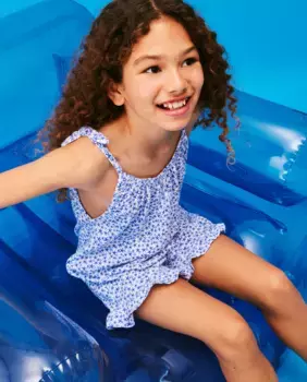 Девичий короткий комбинезон Kids El Corte Ingls, синий