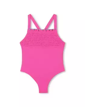 Девичий купальник розового цвета без рукавов Billieblush, цвет Rosa