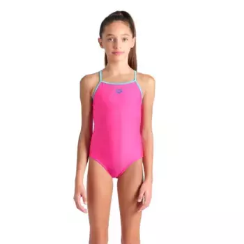 Девичий купальник Solid Light Drop Arena, фуксия