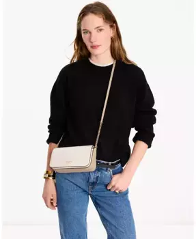 Девин Кожаный Кошелек с Клапаном и Цепочкой из Сафьяно kate spade new york, мультиколор