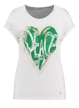 Девиз на футболке Key Largo, белый