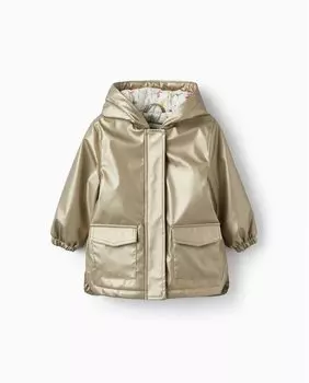 Девочка-парка в капюшоне Zippy, золотой