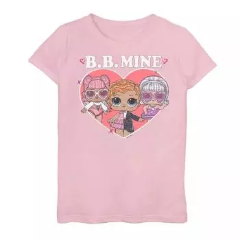 Девочки 7-16 Л.О.Л. Сюрприз! Футболка Be Mine с графическим рисунком Licensed Character