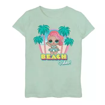 Девочки 7-16 Л.О.Л. Сюрприз! Футболка Malibu Beach Vibes с графическим рисунком Licensed Character