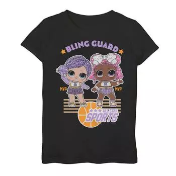 Девочки 7-16 Л.О.Л. Сюрприз! Футболка с рисунком Bling Guard Licensed Character
