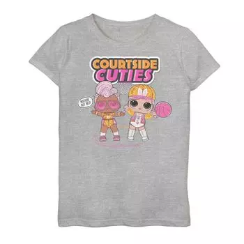 Девочки 7-16 Л.О.Л. Сюрприз! Футболка с рисунком Courtside Cuties Licensed Character