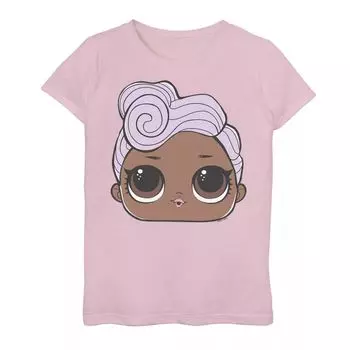 Девочки 7-16 Л.О.Л. Сюрприз! Футболка с рисунком DJ Big Face Licensed Character
