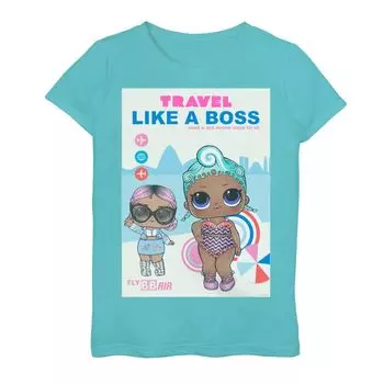 Девочки 7-16 Л.О.Л. Сюрприз! Футболка с рисунком Like A Boss Licensed Character