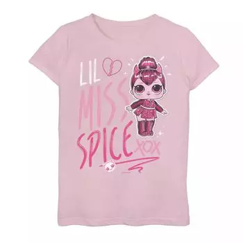Девочки 7-16 Л.О.Л. Сюрприз! Футболка с рисунком Lil Miss Spice ко Дню святого Валентина Licensed Character