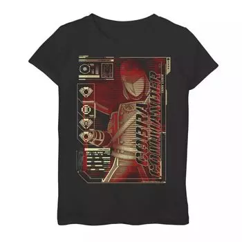 Девочки 7-16 лет Футболка Joe Cobra Commander с графическим рисунком Licensed Character