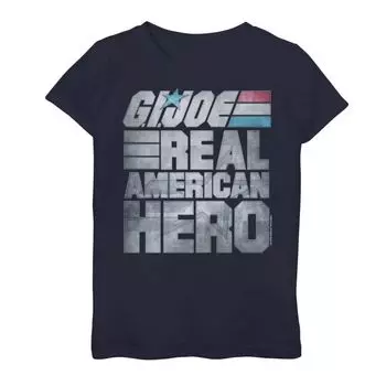 Девочки 7-16 лет Футболка с надписью Joe American Hero Licensed Character