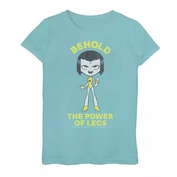 Девочки 7–16 лет из комиксов DC «Юные титаны, вперед!» Футболка Raven Behold The Power Of Legs Licensed Character