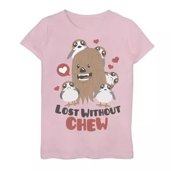 Девочки 7–16 лет из «Звездных войн: Чубакка потерялся без жевательной футболки» Star Wars