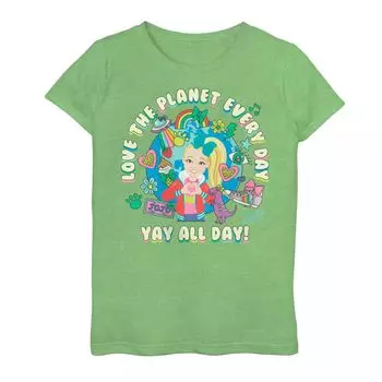 Девочки 7–16 лет Nickelodeon Джоджо Сива Люблю планету каждый день Ура весь день! Футболка с графическим рисунком Nickelodeon